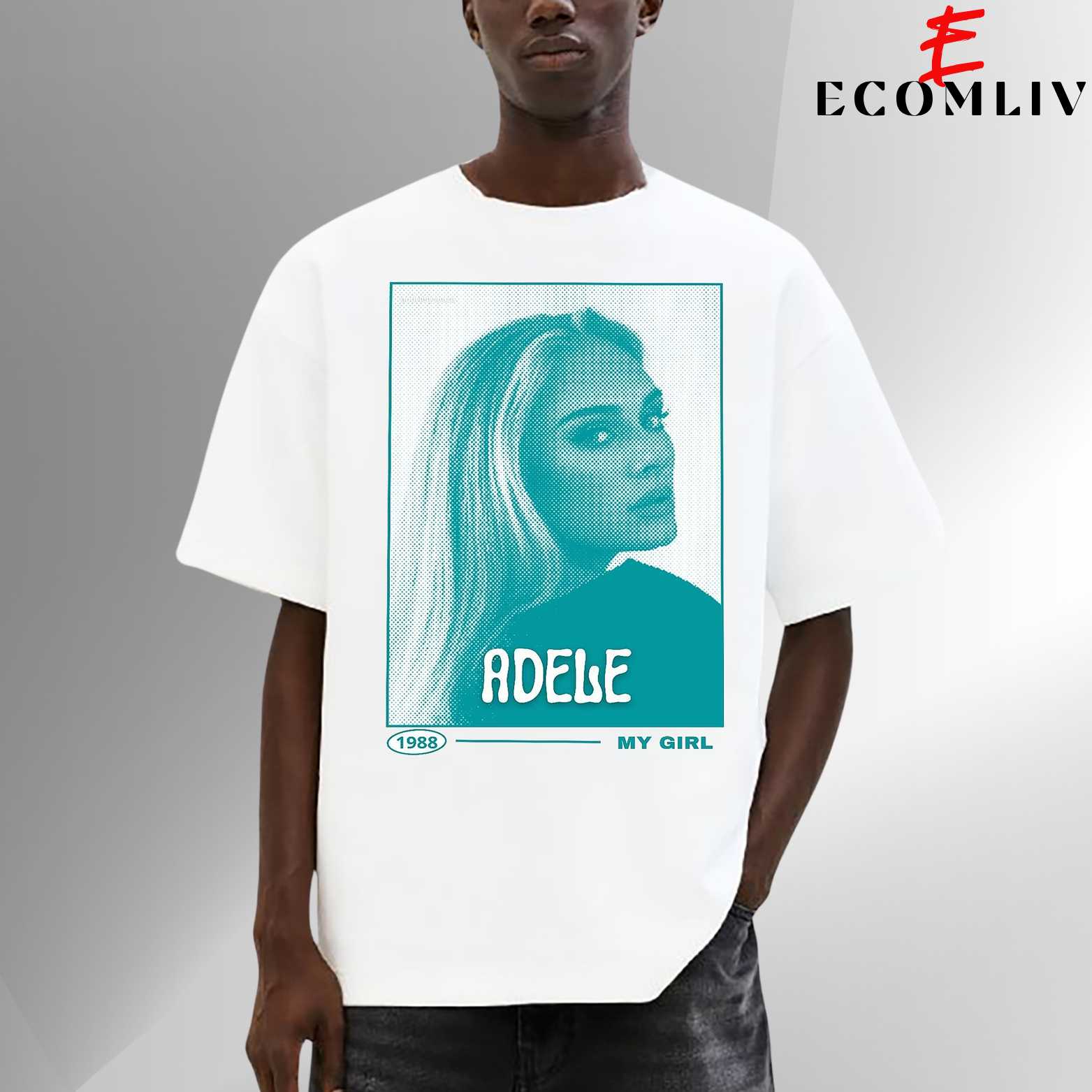 Adele Retro T-Shirt, Unisex T-Shirt